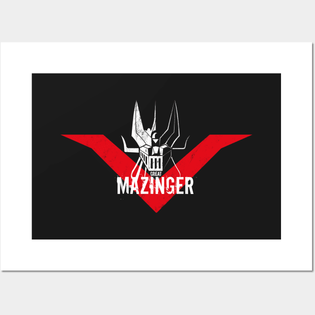 108 Great Mazinger Head Wall Art by Yexart